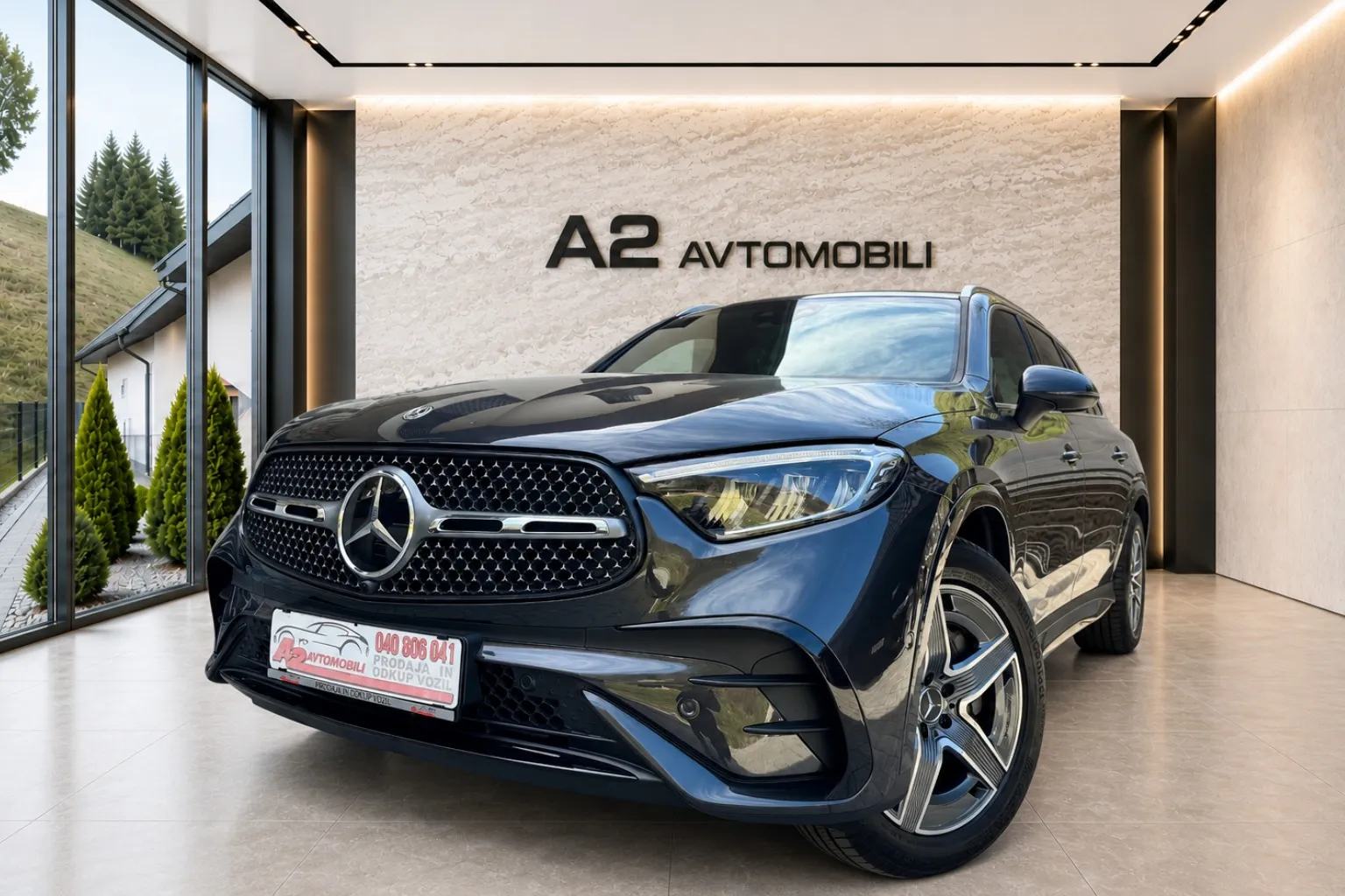 Zunanja slika - Mercedes-Benz GLC-Razred - GLC 300 d 4MATIC AMG-KLJUKA-KAMERA-ACC-LED-NAVI-.. - 1