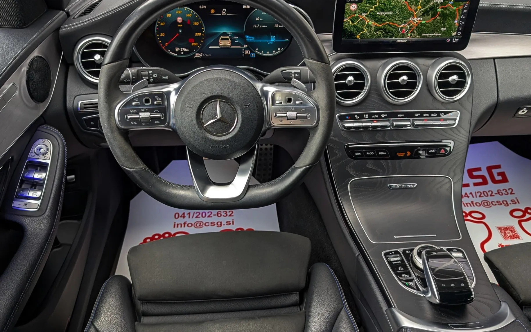 Zunanja slika - Mercedes-Benz C-Razred - C 220 d T AMG Line Avt. NIGHT|ACC|KEYLESS|LED - 7