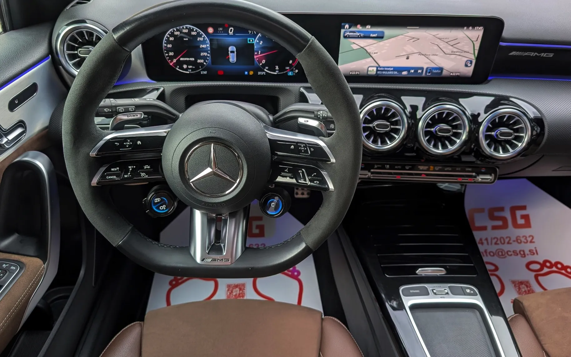 Zunanja slika - Mercedes-Benz A Class Compact Limousine - AMG A 45 S 4MATIC+ Multibeam|Pano|ACC|B - 7