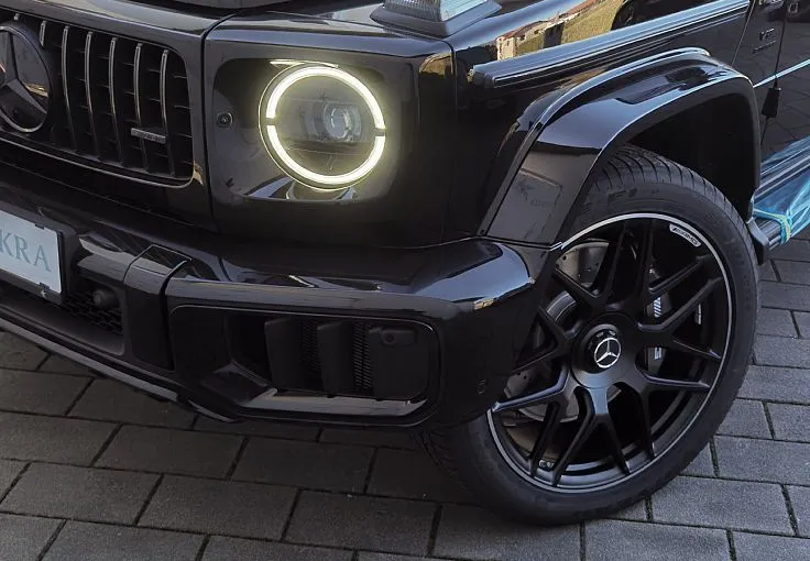 Zunanja slika - Mercedes-Benz G-Razred - 63 AMG V8 SUPERIOR•HLAJ-SED•KEYLESS•2X-TV•360•22C• - 11