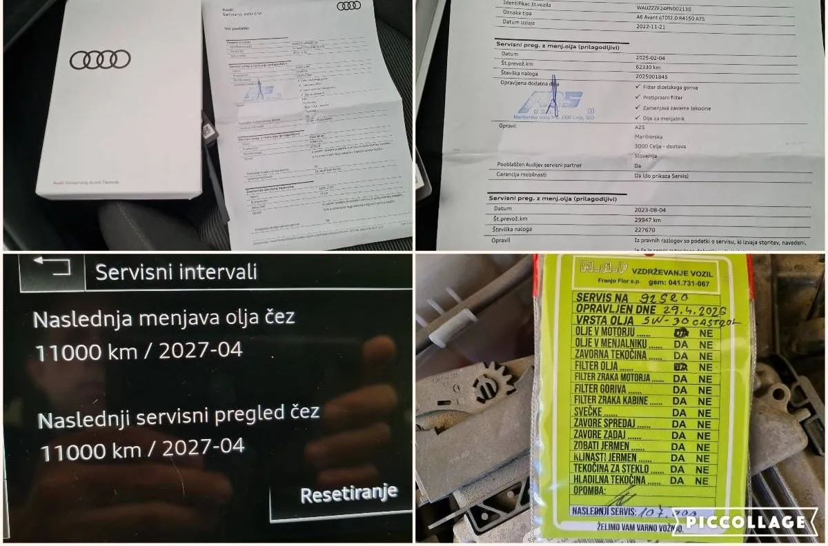Notranja slika - Audi A6 Avant - 40 TDI quattro S tronic•Radarski tempomat•Webasto - 12