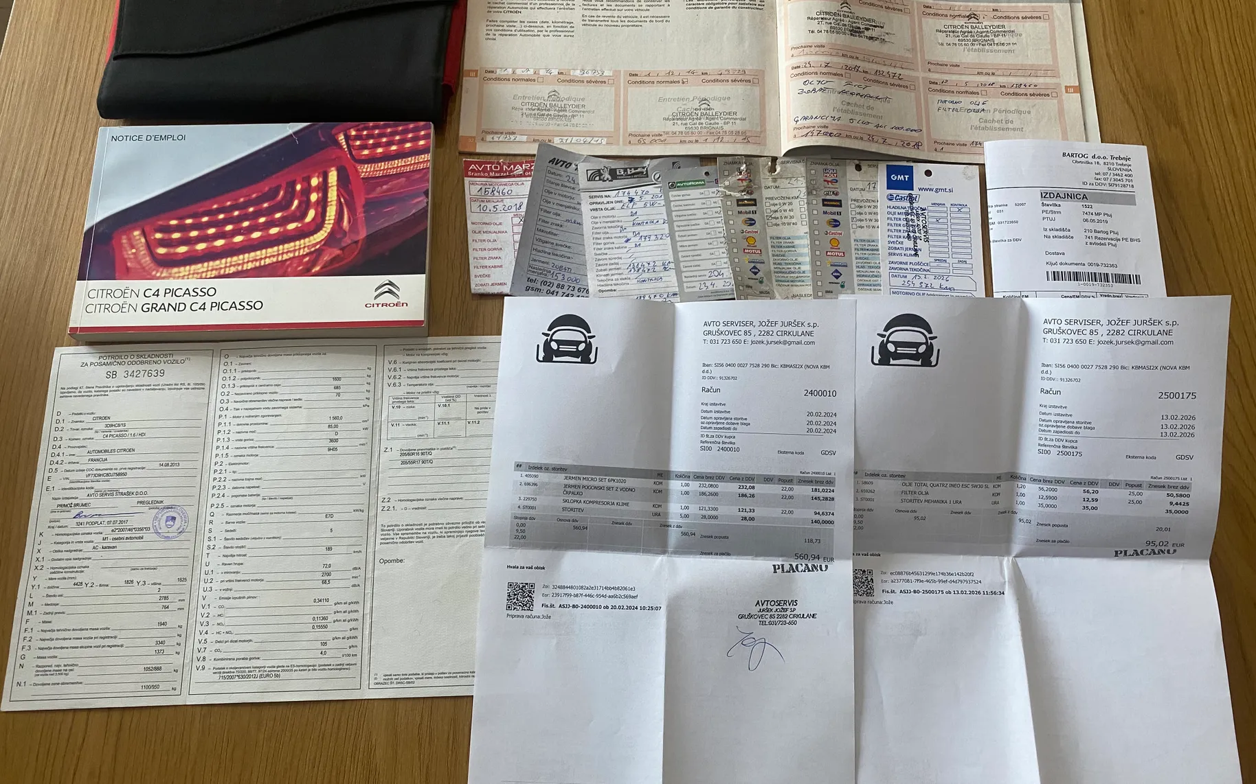 Servisna knjižica - Citroën C4 - Picasso 1,6 HDi Attraction - 8
