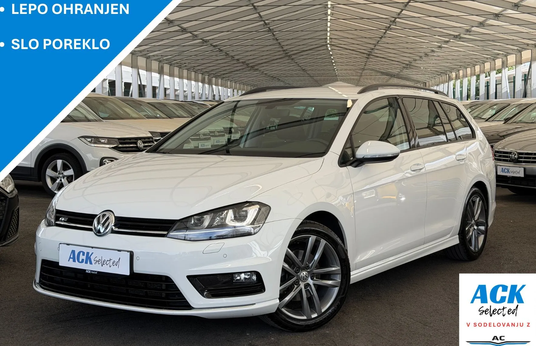 Zunanja slika - Volkswagen Golf - Variant R-Line Edition 1.4TSI SLO 1.Lastnik-XENON-TEMPOMAT - 1
