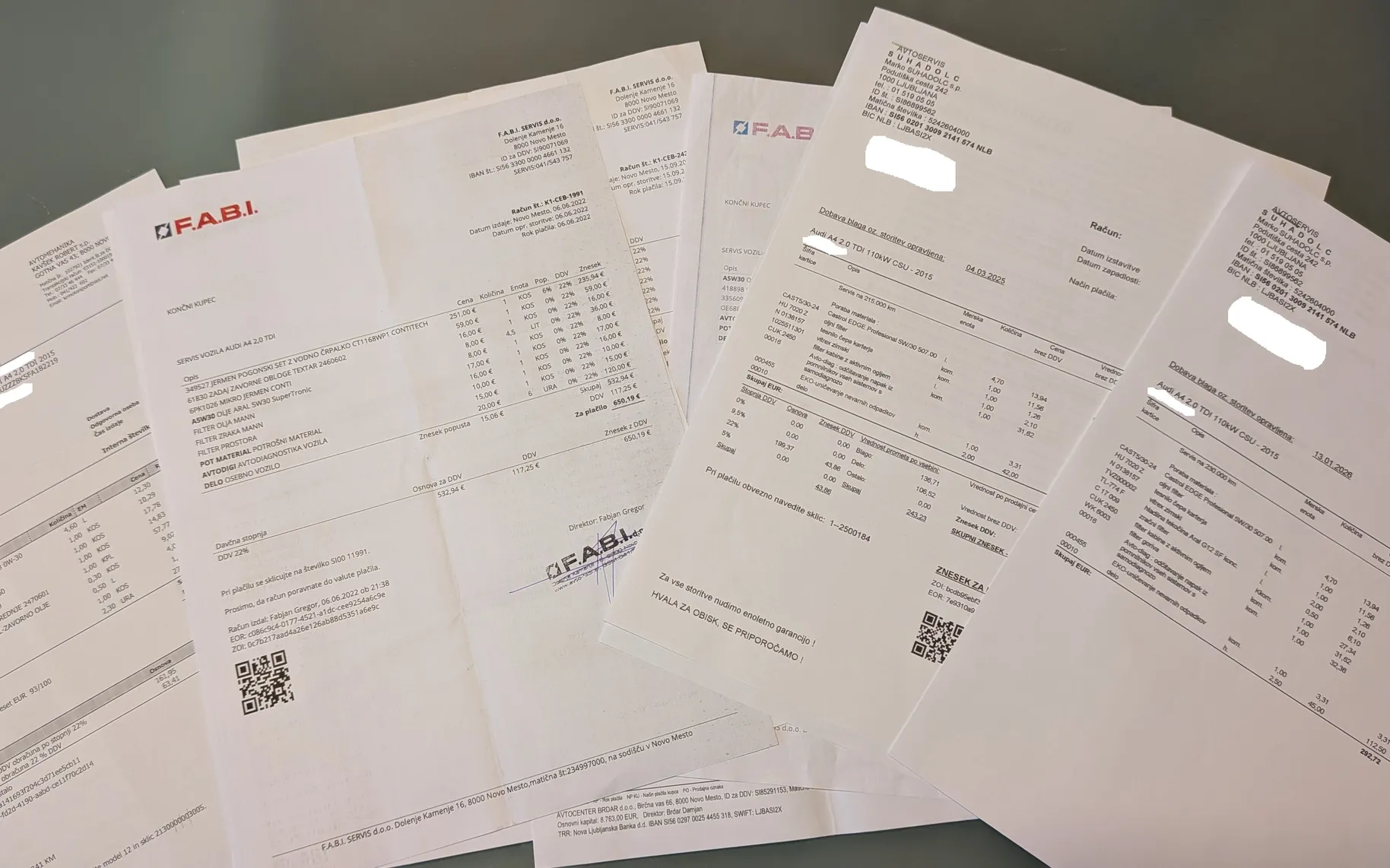 Servisna knjižica - Audi A4 - 2,0 TDI Style Clean Diesel - 10