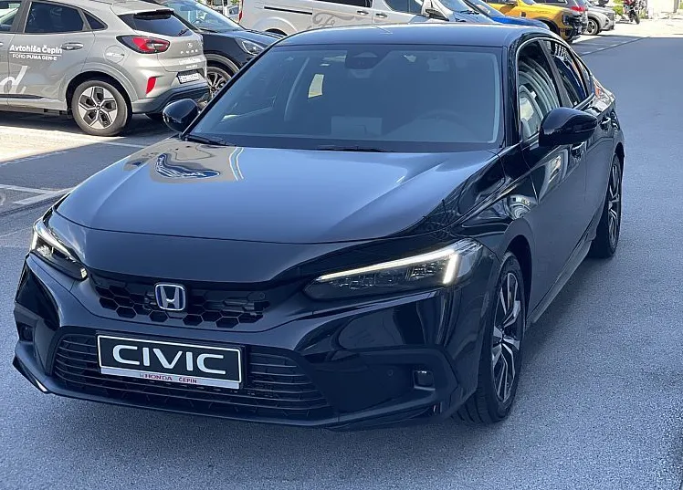 Zunanja slika - Honda Civic - 2.0-HIBRID-135kW-ELEGANCE-CVT-ACC-NAVI-LED-ZALOGA - 2