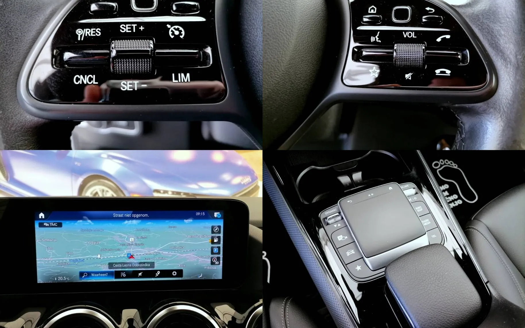 Notranja slika - Mercedes-Benz CLA Shooting Brake - CLA 180 d Shooting Brake  LED ALU 1.LASTNIK-TOP  . - 9