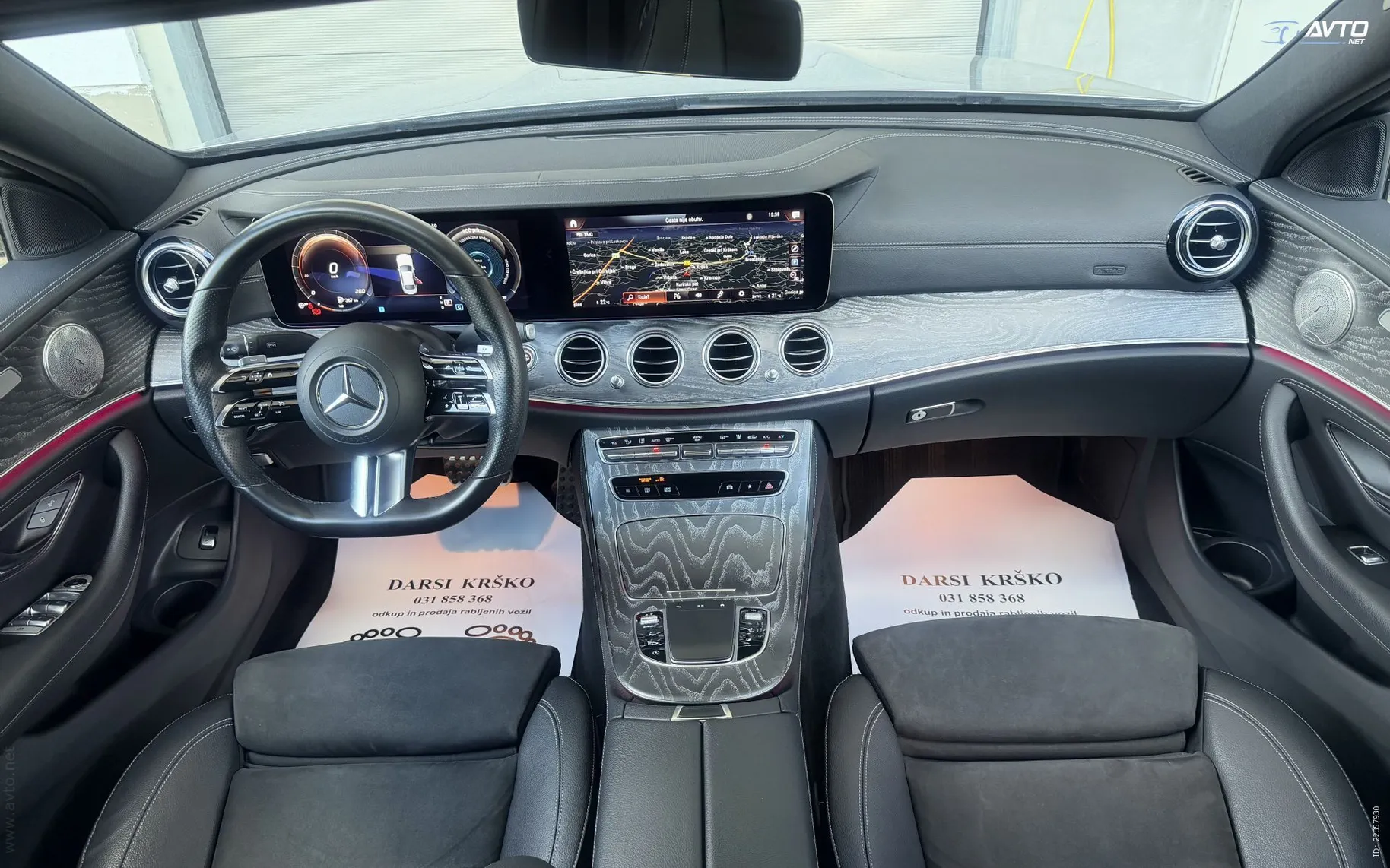 Zunanja slika - Mercedes-Benz E-Razred - E220d AMG WIDE MULTIBEAM WEBASTO PRIKLOP ALU20 - 17