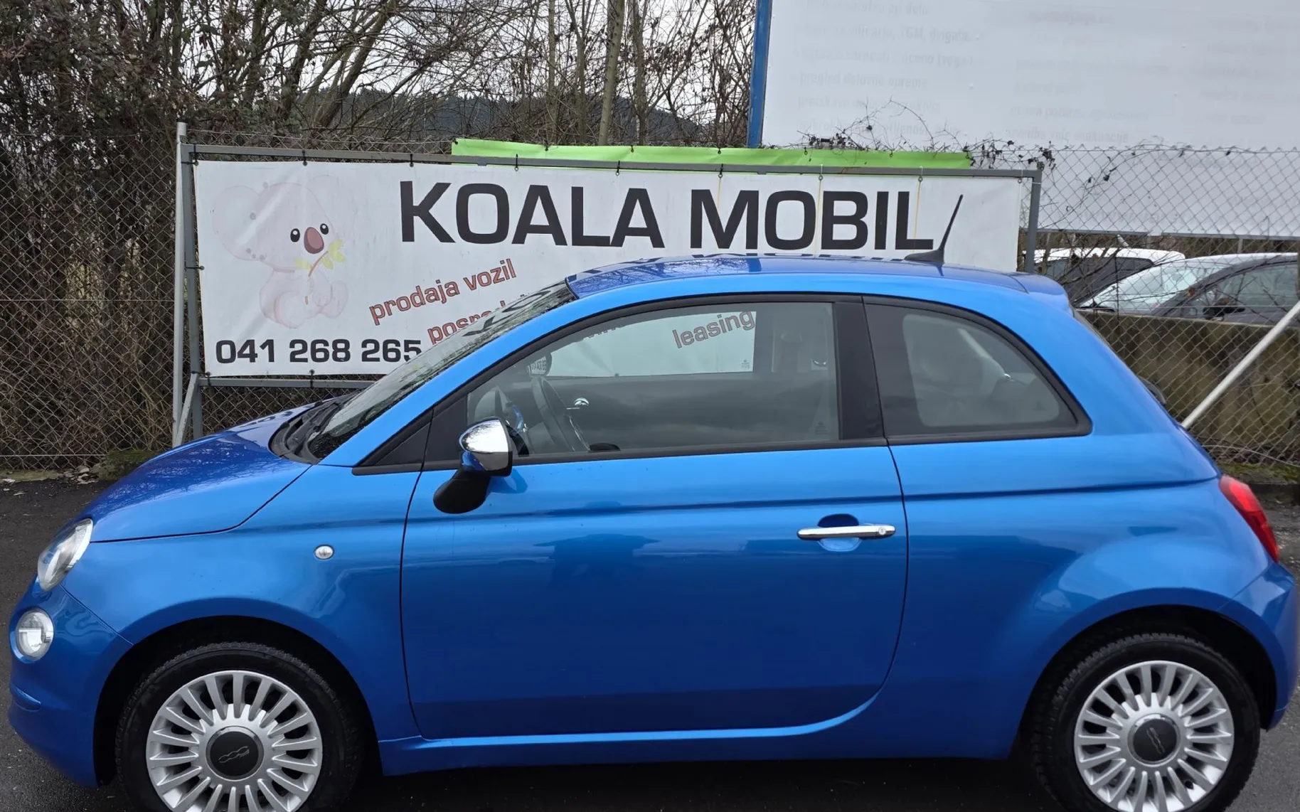 Zunanja slika - Fiat 500 - 1.2 LOUNGE ALU PLATIŠČA-KLIMA-ZASLON-KOT NOV - 7