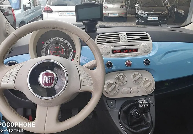 Zunanja slika - Fiat 500 - 1.2 8v-PANORAMA-NAVI-ALU-PDC-VELIKI SERVIS-TOP - 7