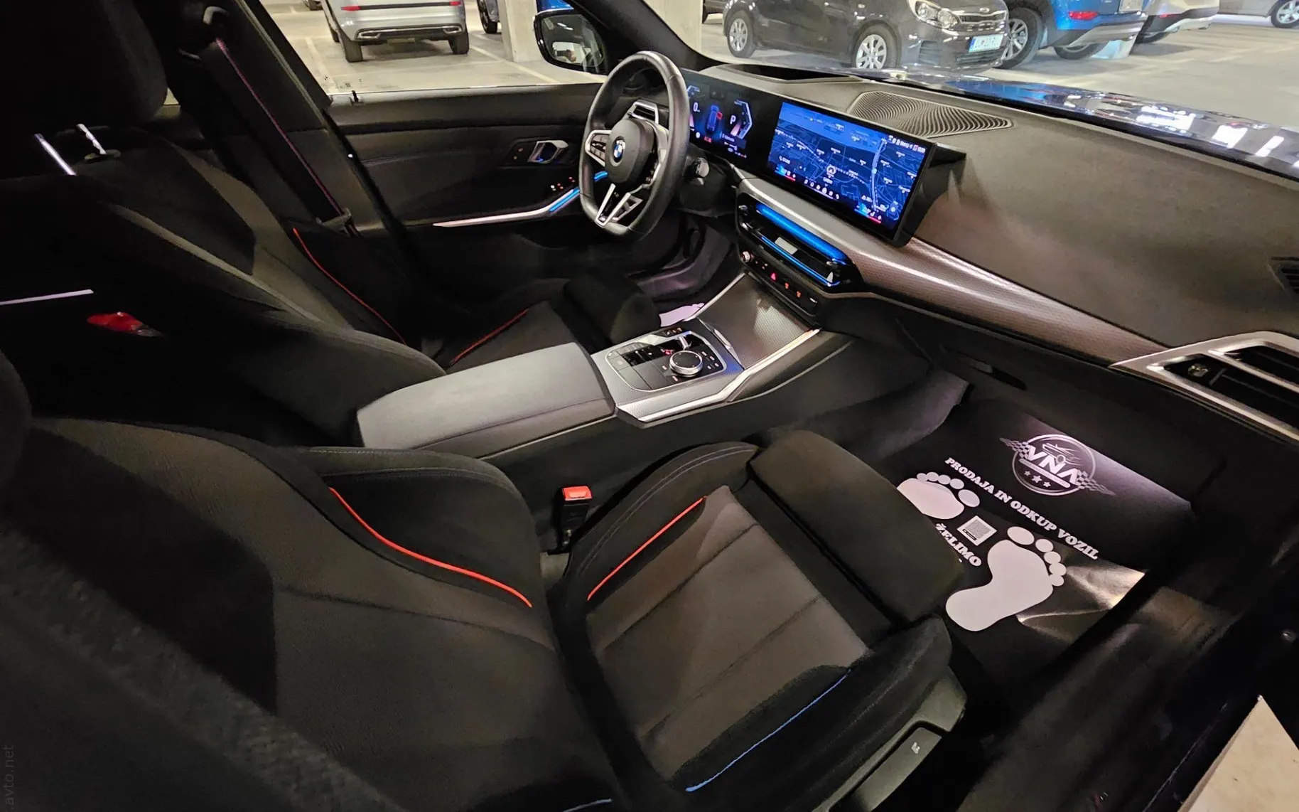 Notranja slika - BMW serija 3 Touring: - serija 3  320d xDrive |M-OPTIC|PANO|3D-KAM|RADAR| - 9