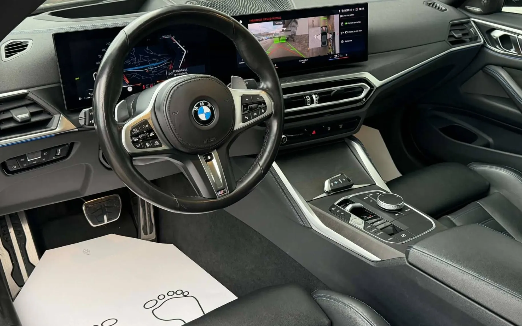 Notranja slika - BMW serija 4 Coupe: - M440D•4X4•M PAKET•ŠIBER•LIFT•LASER•KEYLESS•ACC•F.. - 8