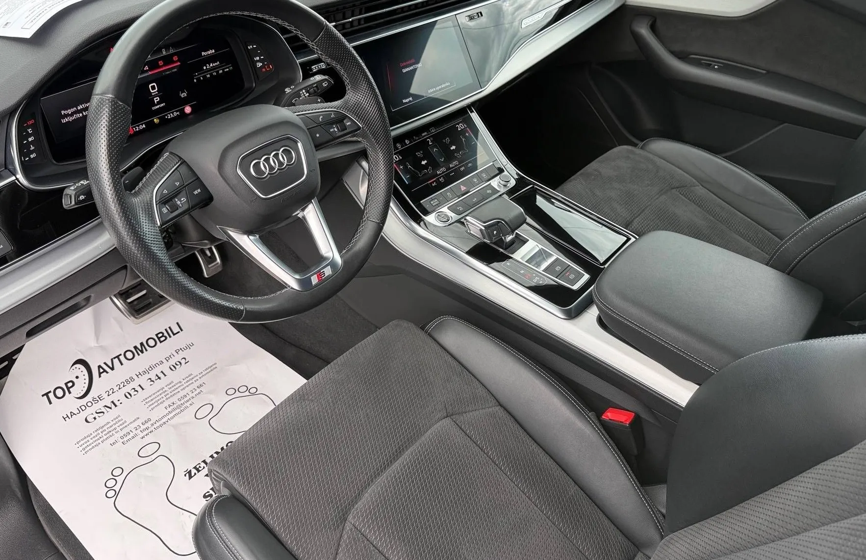 Zunanja slika - Audi Q8 - 50 TDI Q 3×S LINE HD MATRIX VIRTUAL RADAR KAMERA - 14