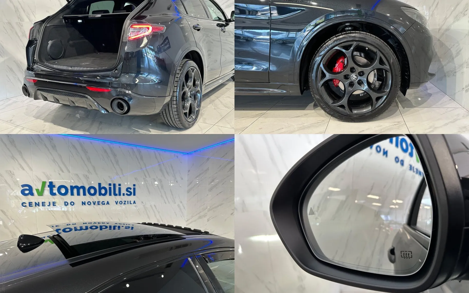 Notranja slika - Alfa Romeo Stelvio - Q4 2.0 Turbo 280 Competizione |Pano|Harman|ACC|S.. - 7