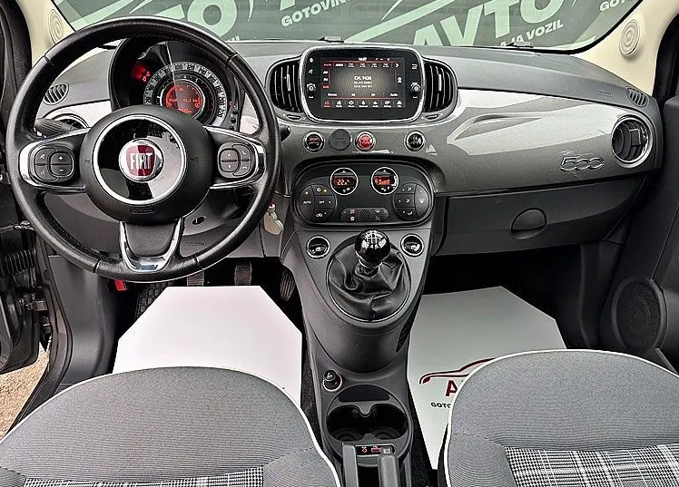 Zunanja slika - Fiat 500 - 0.9 8V TURBO+77KW+6PRESTAV+LED+ALU+DAB+BREZ POLOGA - 9