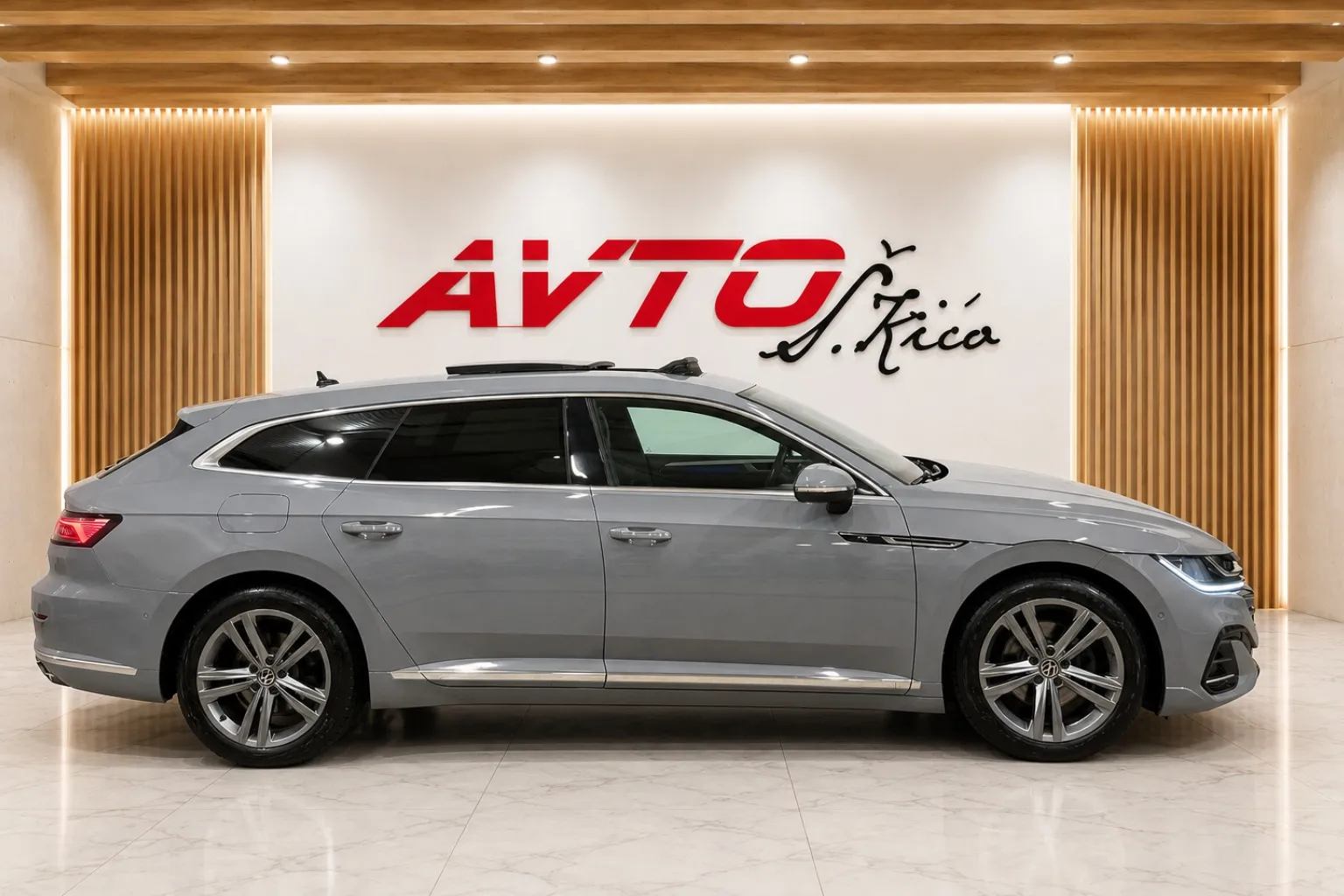 Zunanja slika - Volkswagen Arteon Shooting Brake - 2.0 TDI-R-LINE-PANORAMA-VIRTUAL-ACC-KAMERA-NAVI-.. - 4