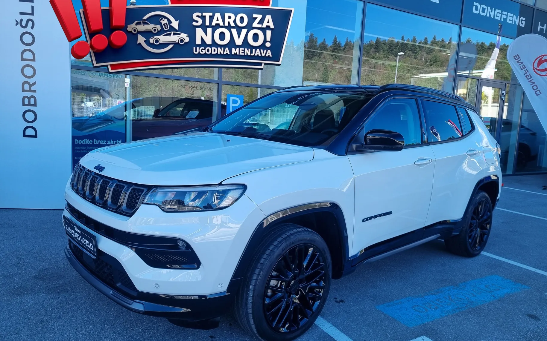Zunanja slika - Jeep Compass - 1.3 PHEV 240 4xe S - Avtomatik + VLEČNA KLJUKA - 1