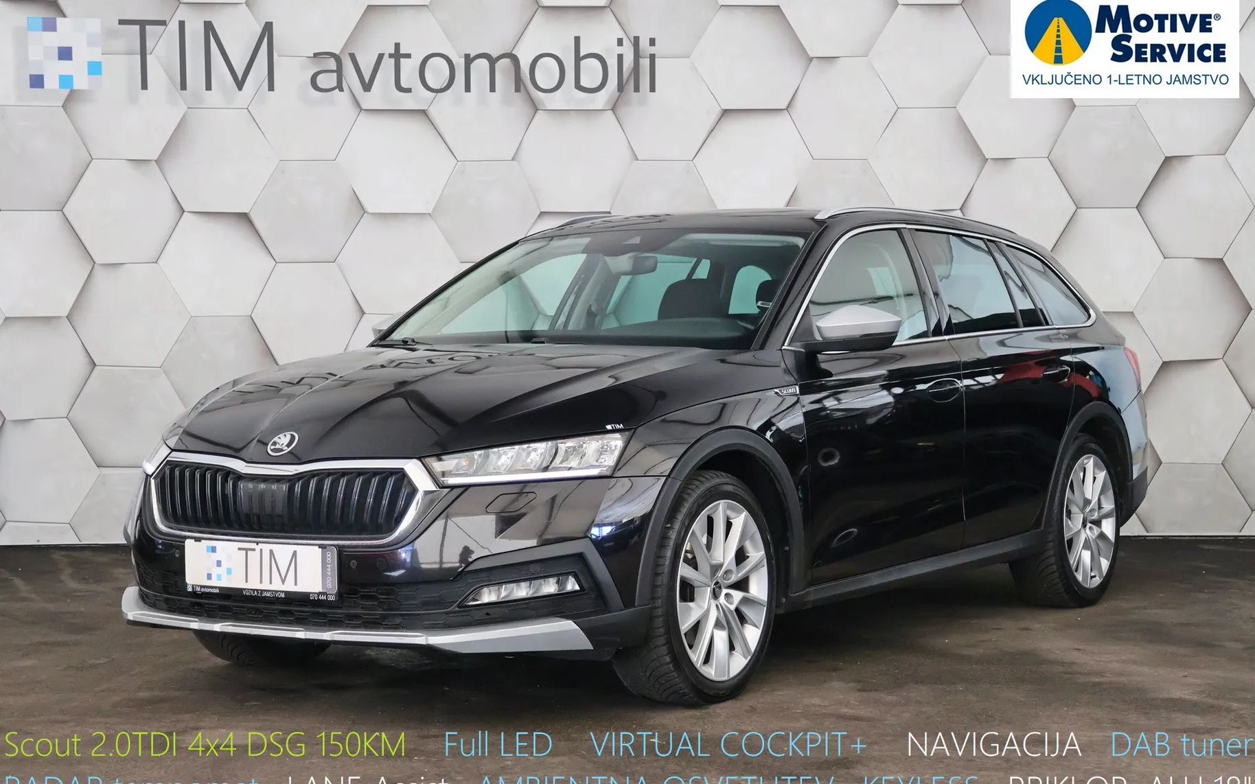 Zunanja slika - Škoda Octavia - Combi Scout 2.0 TDI 4X4 DSG 200KM - 1
