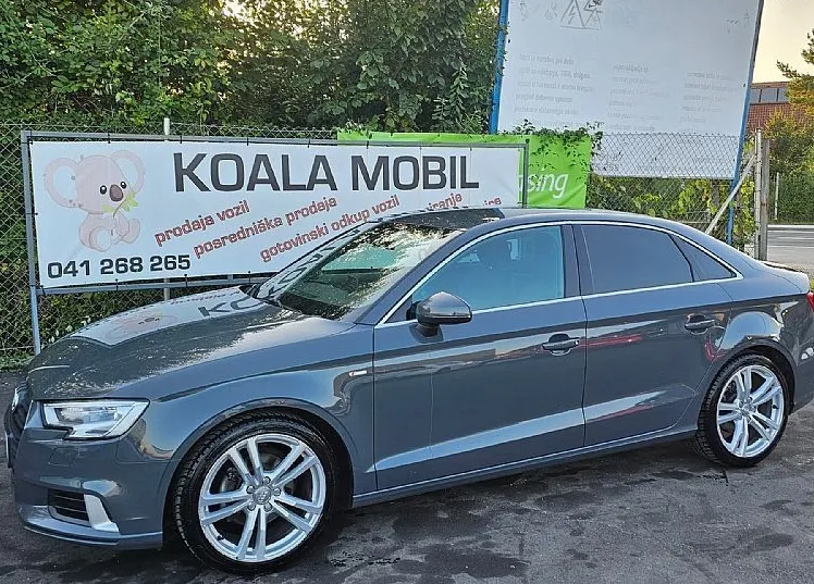 Zunanja slika - Audi A3 - 30 TFSI LIMUZINA S-LINE LED-ALU PLATIŠČA-USNJE - 8