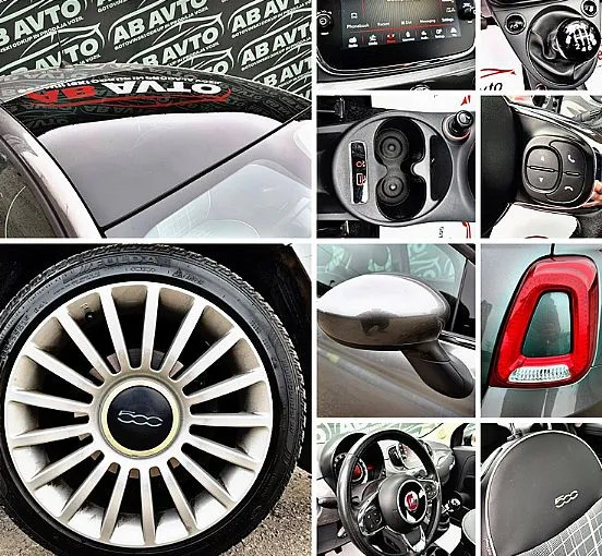 Zunanja slika - Fiat 500 - 0.9 8V TURBO+77KW+6PRESTAV+LED+ALU+DAB+BREZ POLOGA - 12