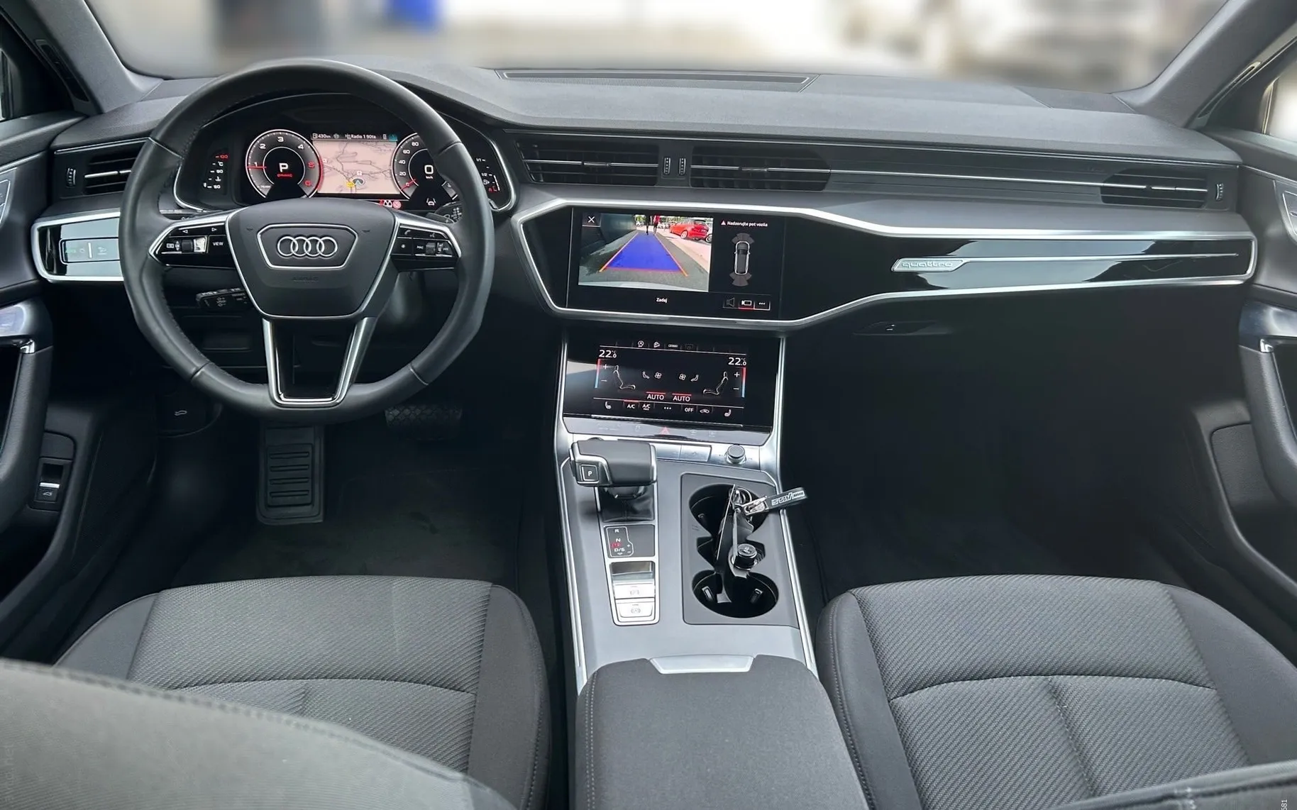 Notranja slika - Audi A6 Allroad - 45 TDI Quattro S tronic Matrix - Kamera - Kljuka - 7