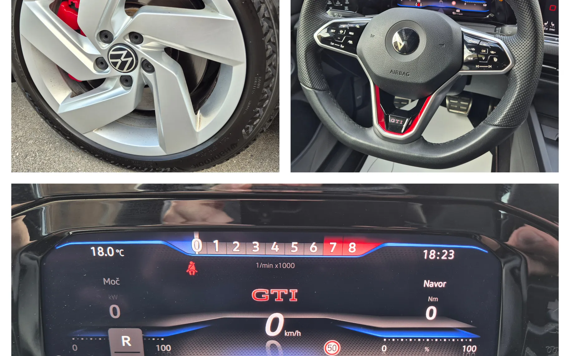 Notranja slika - VW Golf - 2.0 TSI - 11