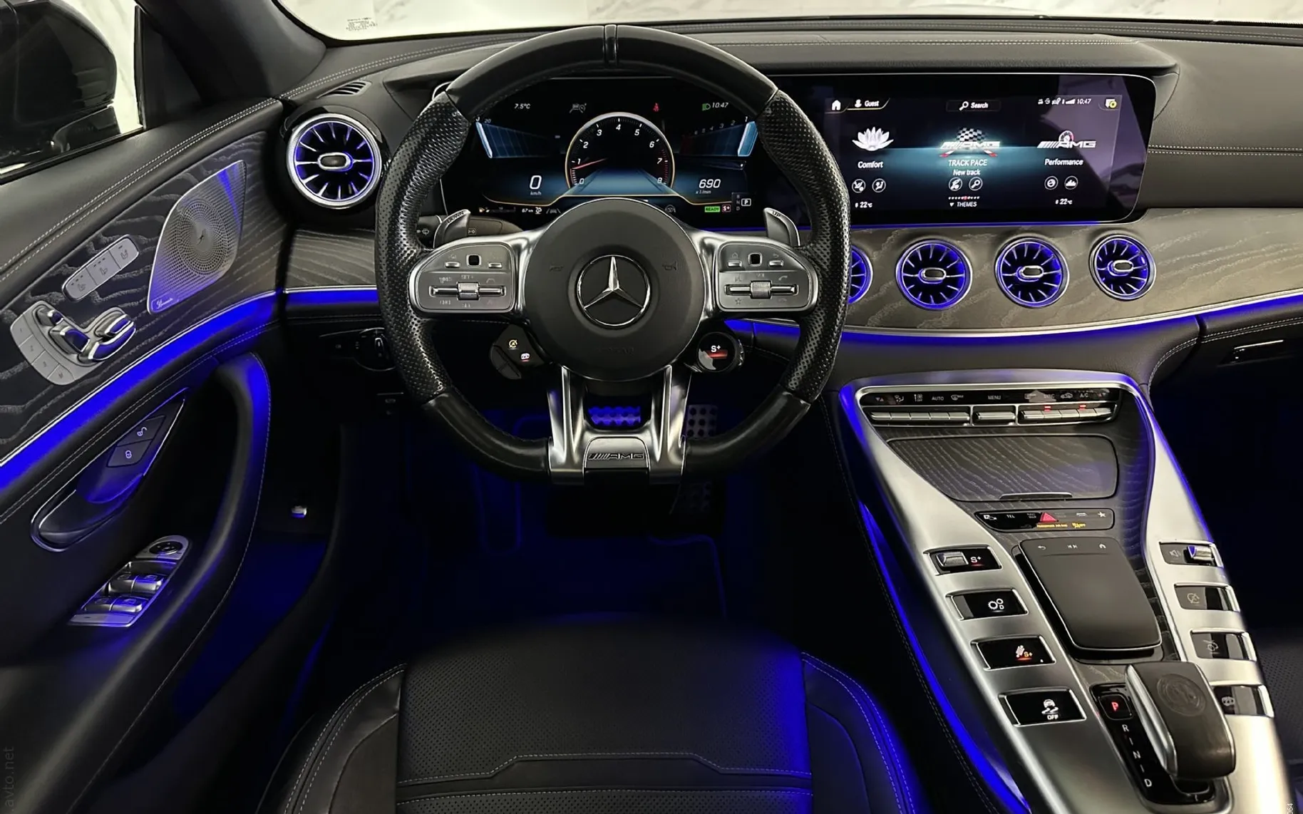 Notranja slika - Mercedes-Benz AMG GT 4-vratni Coupe - AMG 43 4MATIC+ |Pano|SoftC|ACC|Hlaj|360K|Burmest - 9