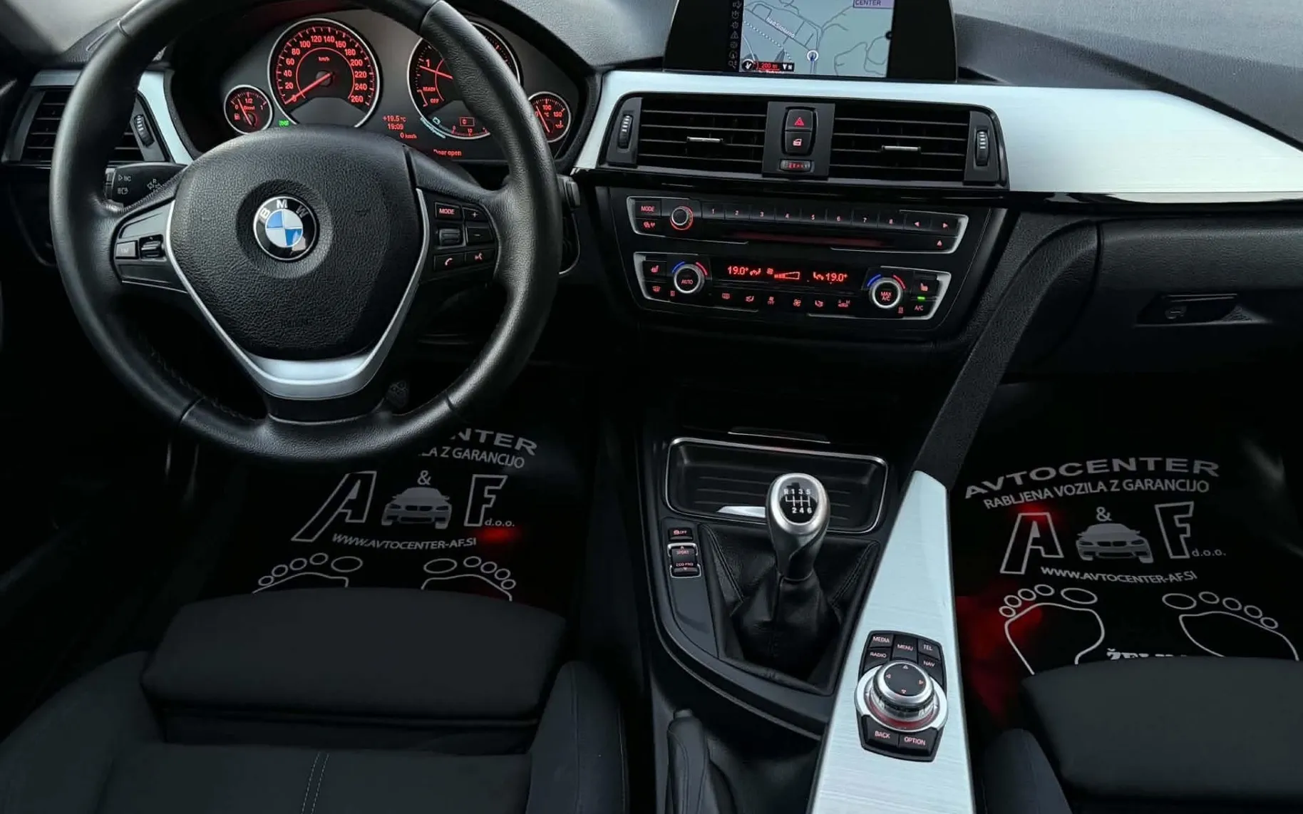 Notranja slika - BMW serija 3: - 316d-SPORT-BI XENON-NAVI-LIZING ZA TUJCE- - 11
