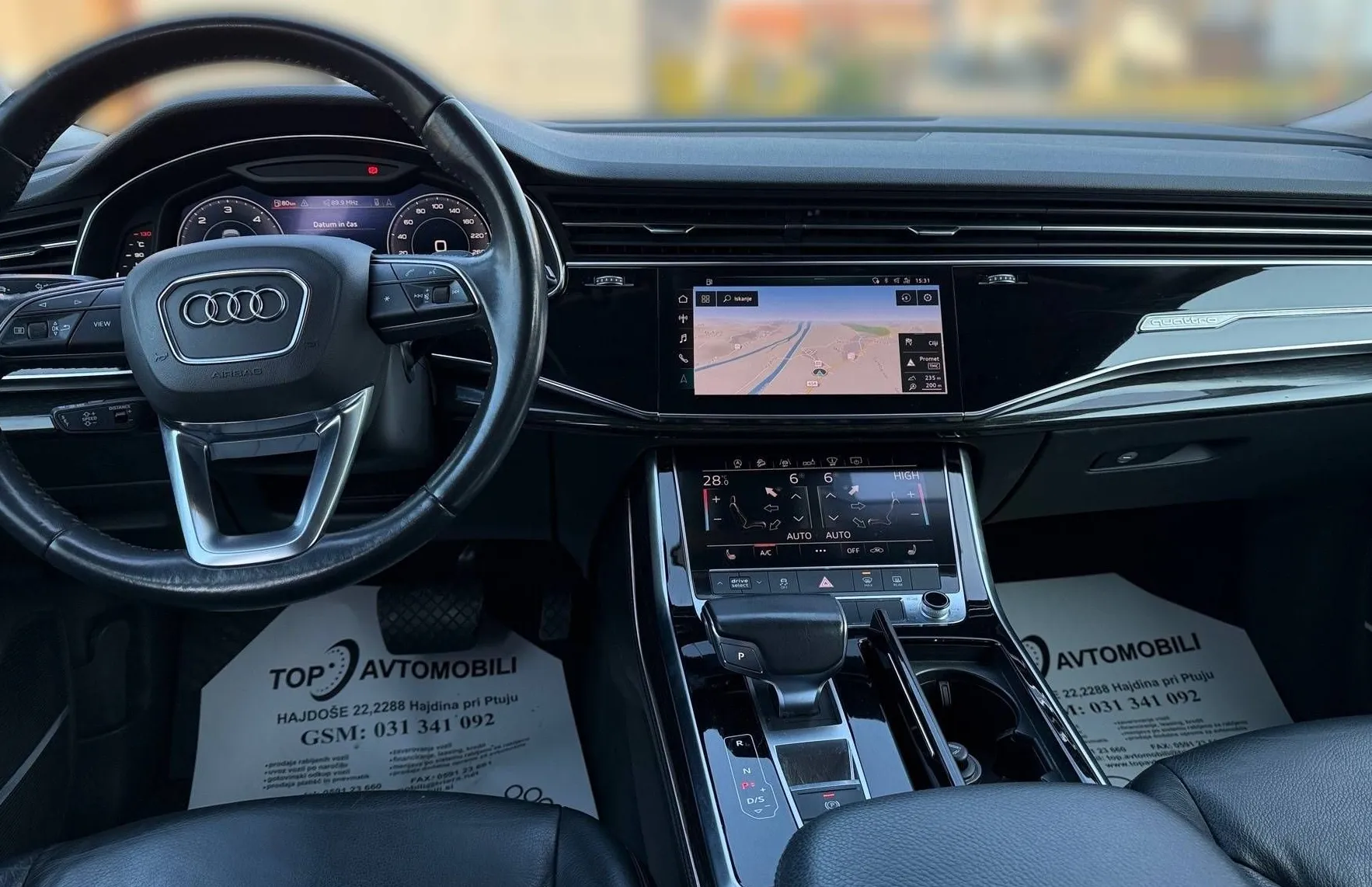 Zunanja slika - Audi Q8 - 50 TDI Q. S LINE ZRAČNO MATRIX PANO VIRTUAL RADAR - 13