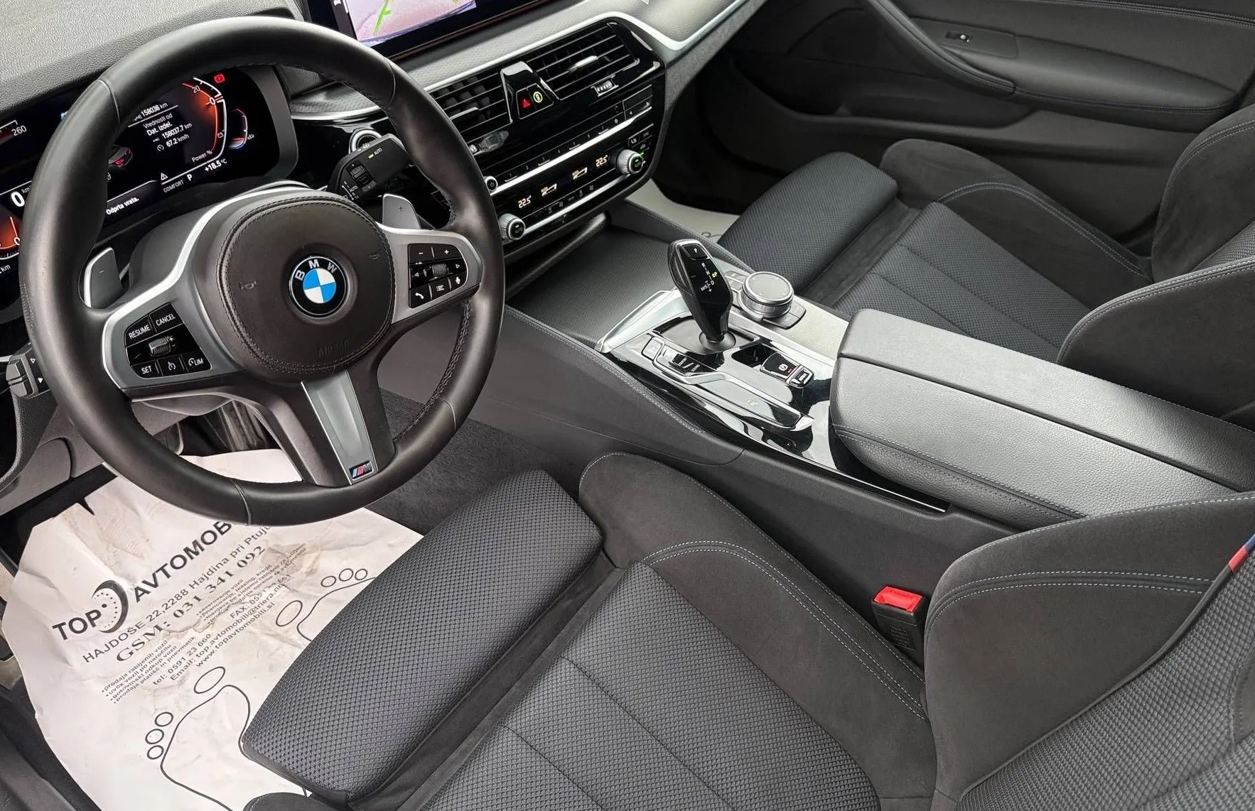 Zunanja slika - BMW Serija 5 - : 530d xDRIVE M SPORT PANO KAMERA LED VIRTUAL NAVI - 12