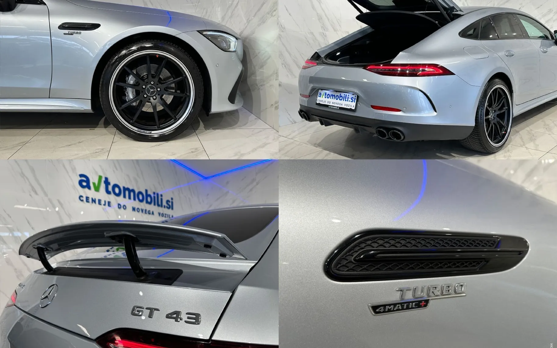 Notranja slika - Mercedes-Benz AMG GT 4-vratni Coupe - AMG 43 4MATIC+ |Pano|SoftC|ACC|Hlaj|360K|Burmest - 7