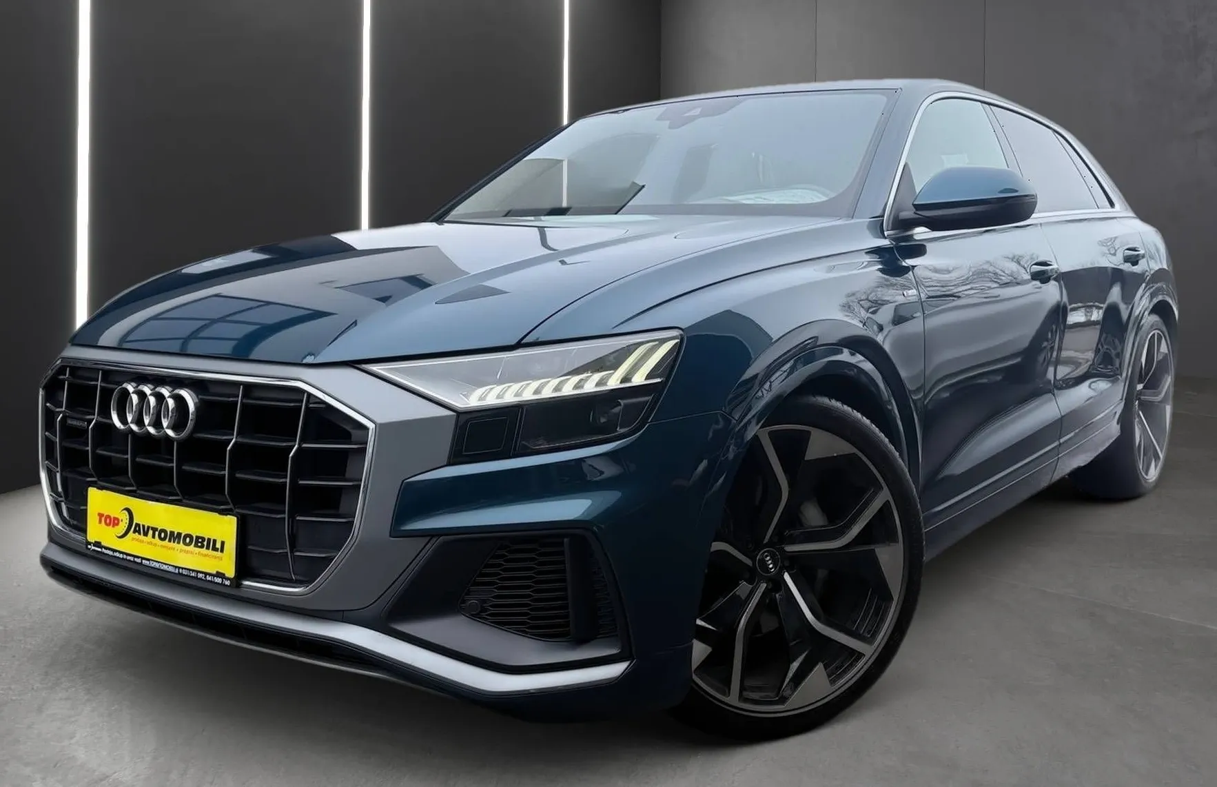 Zunanja slika - Audi Q8 - 50 TDI Q S LINE HD MATRIX ZRAČNO RADAR KAMERA - 1