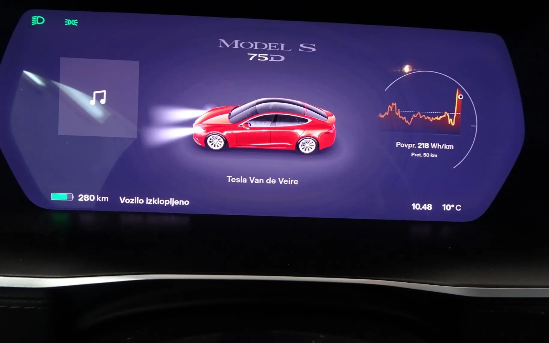 Zunanja slika - Tesla Model S - 75D  Dual Motor  Auto Pilot total options  8 958€ - 13