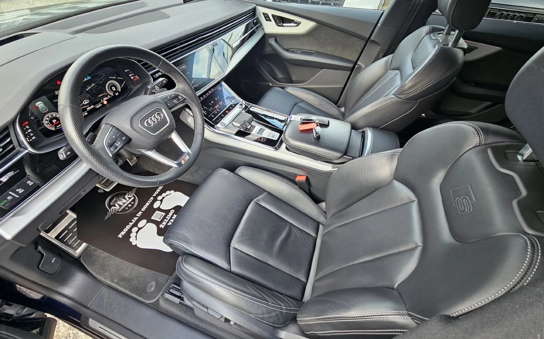 Notranja slika - Audi Q8 - 55 TFSI S-LINE |MATRIX|3D-KAM|KLJUKA|AIR-MATIC|A20 - 7