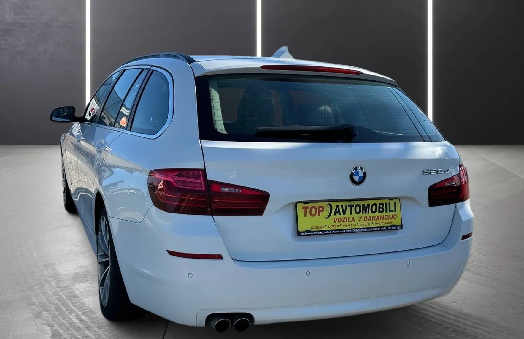 Zunanja slika - BMW Serija 5 - Touring: 520d LED NAVI TEMP HI-FI USNJE PDC FACELIFT TOP - 6