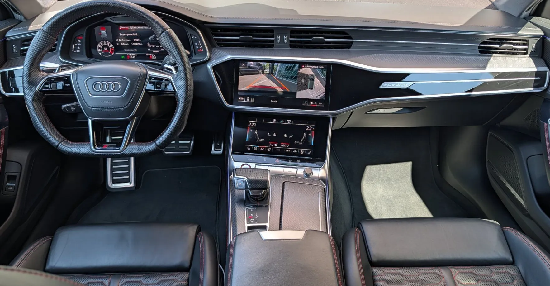 Zunanja slika - Audi RS6  - Avant TFSI Tiptronic HD Matrix 360 kamera ambient. osvet - 10