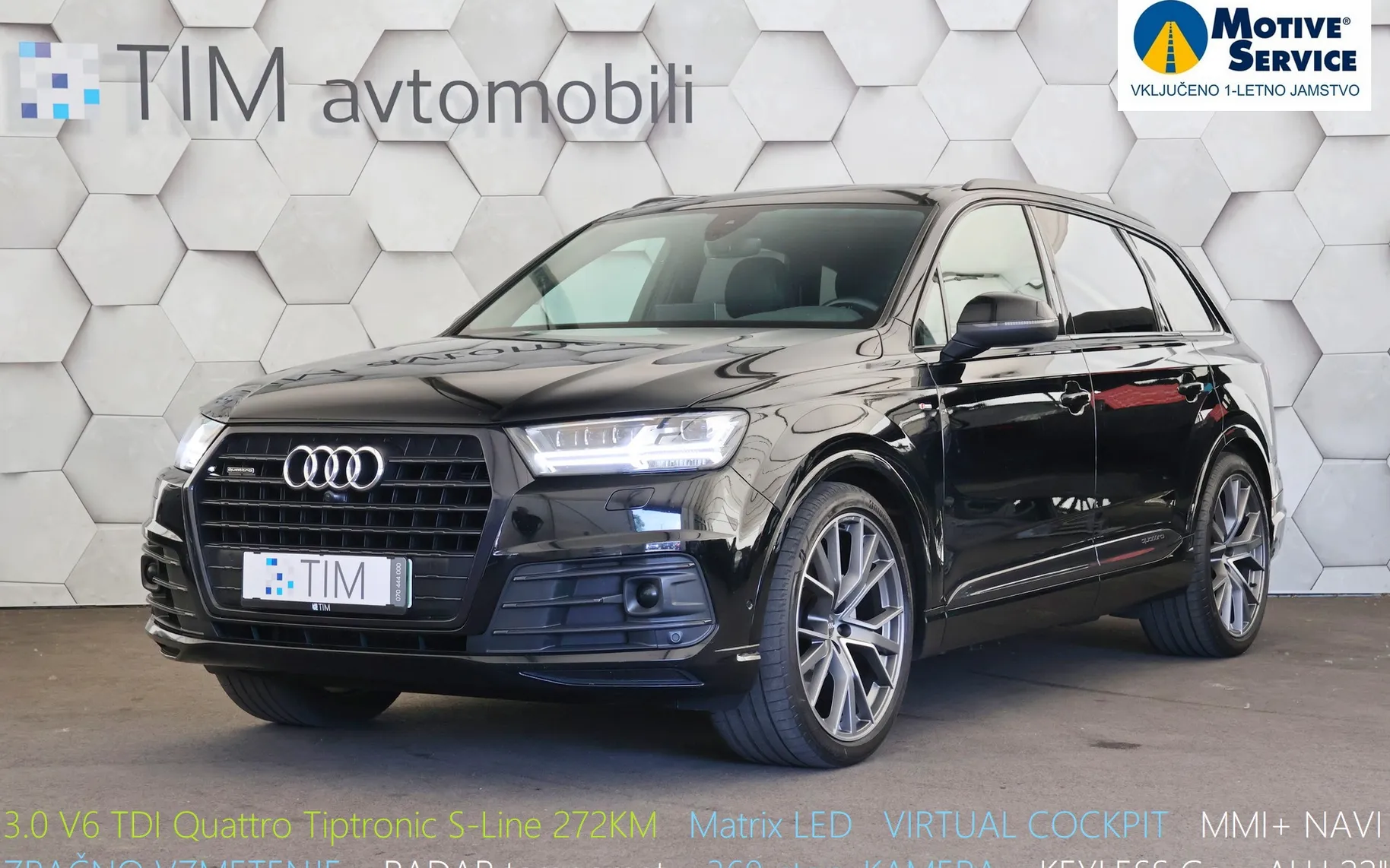 Zunanja slika - Audi Q7 - 3.0 V6 TDI Quattro Tiptronic S-Line 272KM - 1