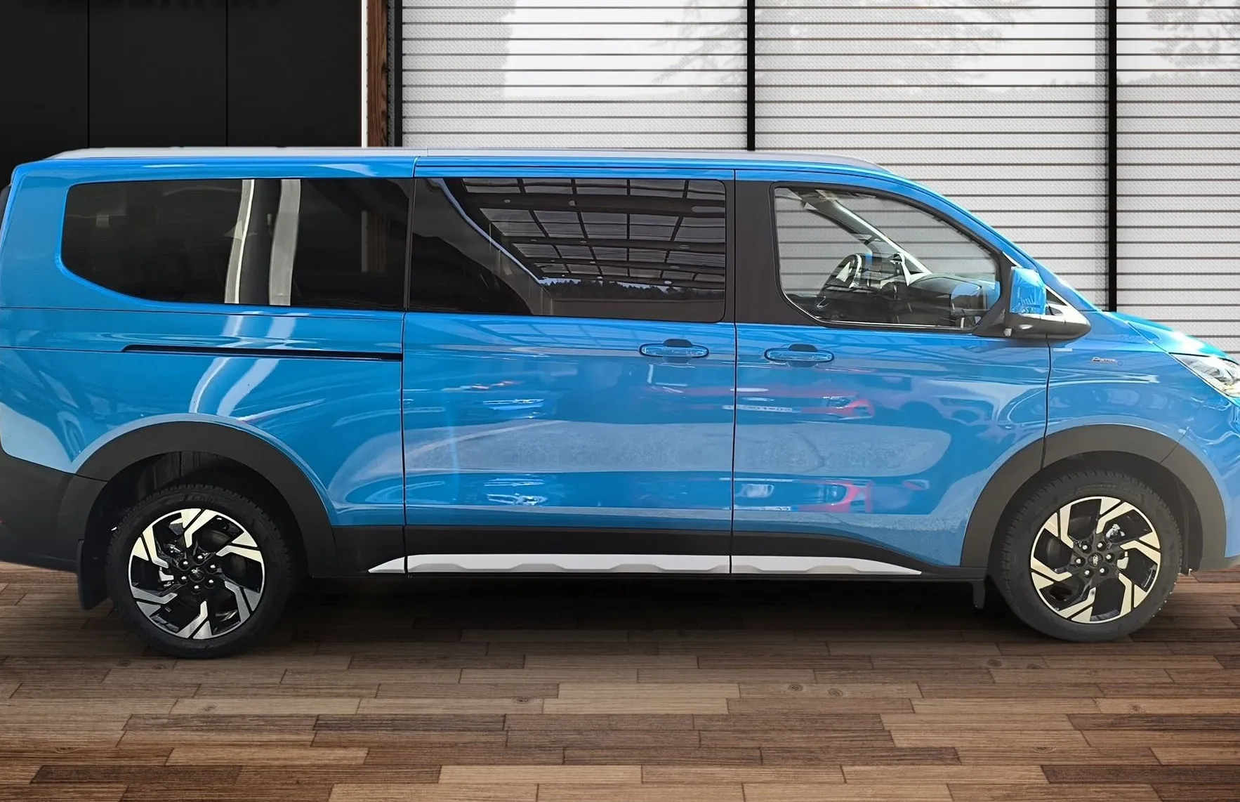 Zunanja slika - Ford Tourneo - Custom ACTIVE 2.0TDCi 170KM A8 L2-TOP OPREMA-SLUŽBENO VOZ - 3