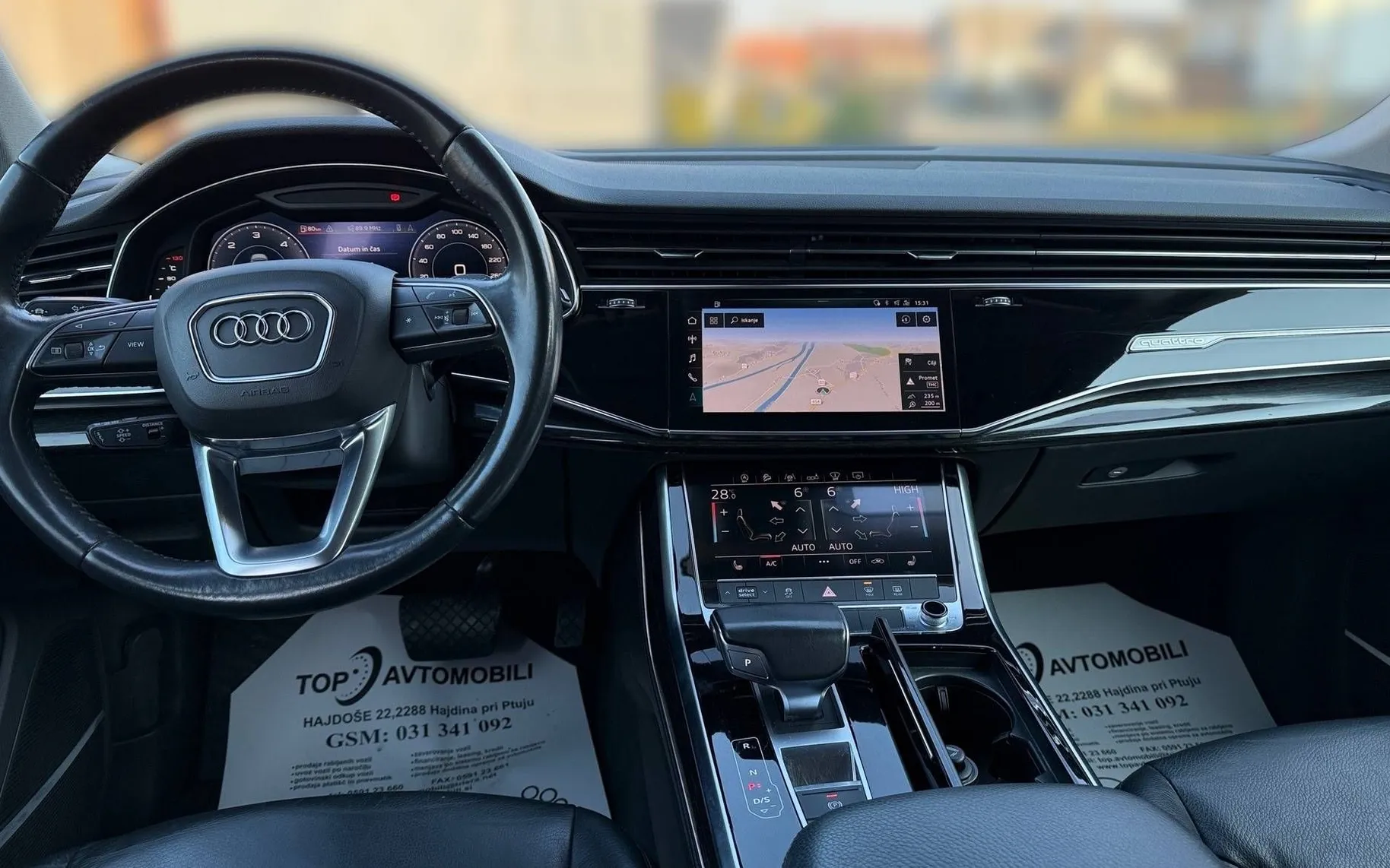 Zunanja slika - Audi Q8 - 50 TDI Q. S LINE ZRAČNO MATRIX PANO VIRTUAL RADAR - 13