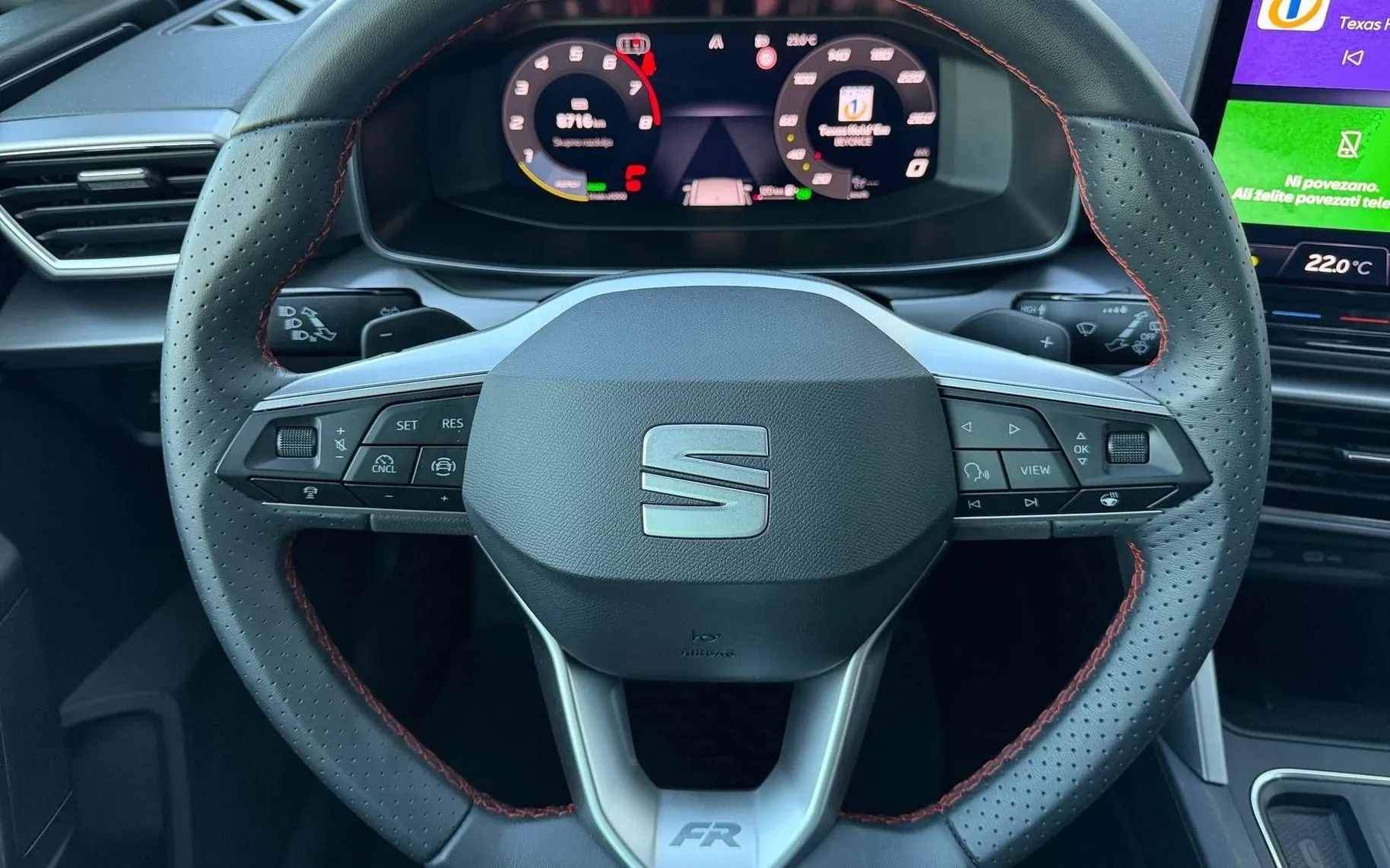 Notranja slika - Seat Leon - ST 1.5 eTSI FR DSG-SLO-LED-ACC-Vl.kljuka-Keyless.. - 8