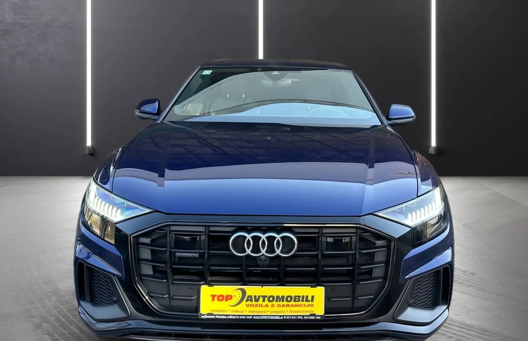 Zunanja slika - Audi Q8 - 50 TDI Q 3×S LINE HD MATRIX VIRTUAL RADAR KAMERA - 12