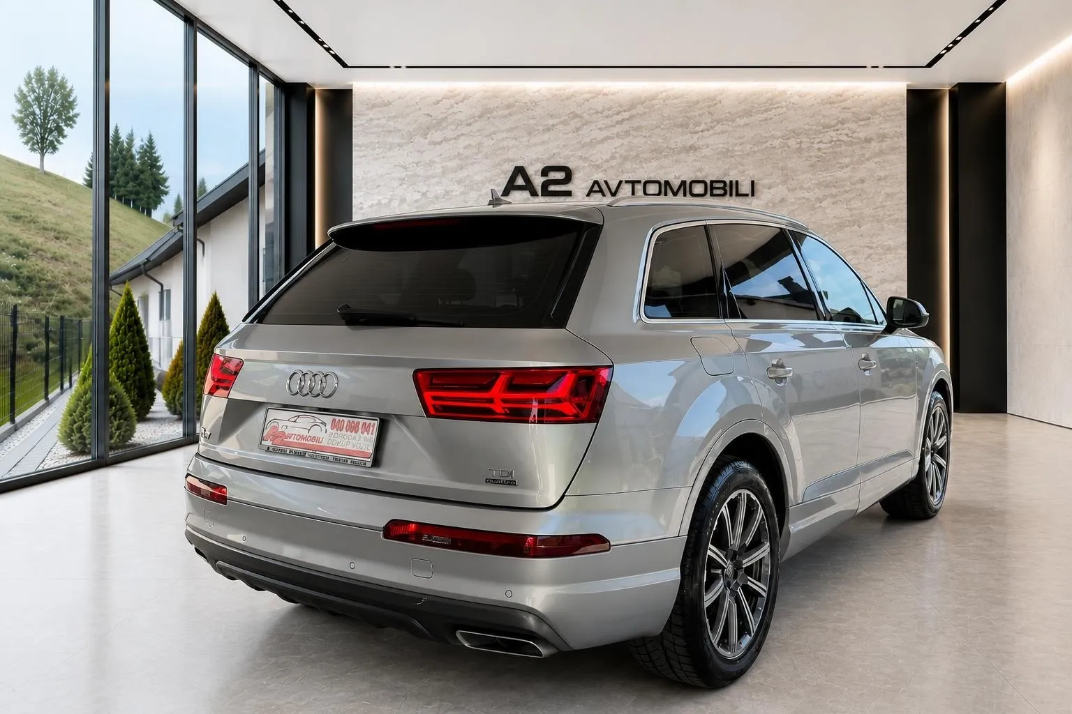 Notranja slika - Audi Q7 - quattro 3.0 TDI  7-SEDEŽEV-NAVI-KAMERA- - 8