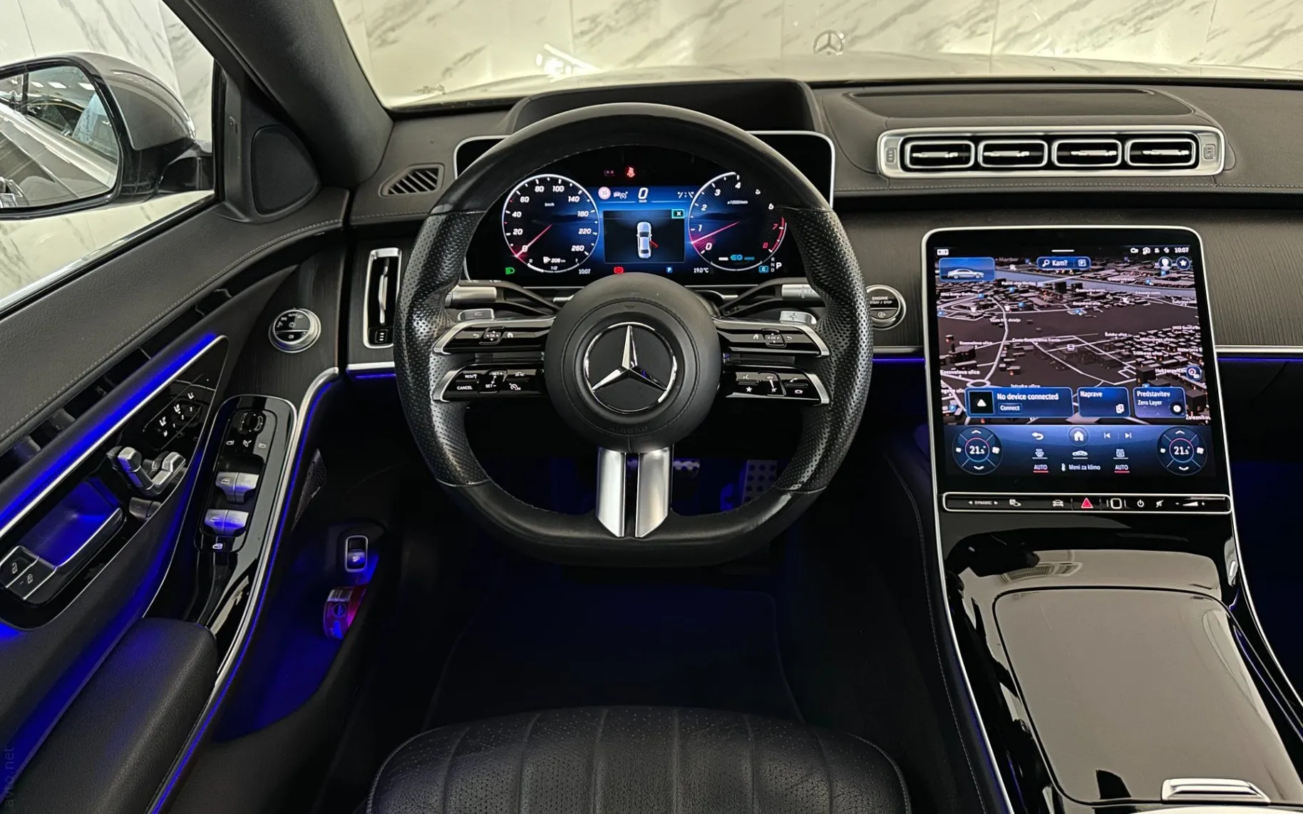 Notranja slika - Mercedes-Benz S-Razred - 450 Long|4Matic|AMG|Pano|HUD|Hlaj|Burmester|Klju - 8