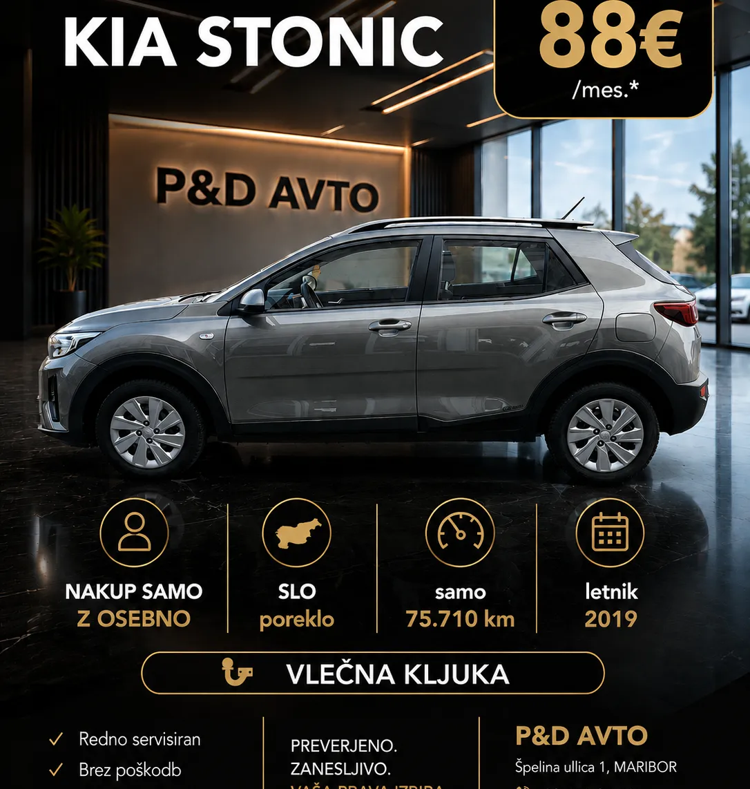 Zunanja slika - KIA Stonic - 1,25 MPI LX Active - 1
