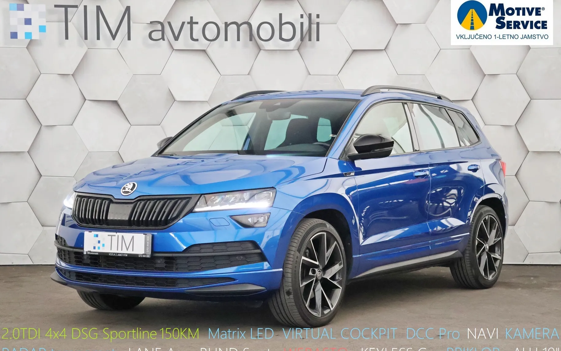 Zunanja slika - Škoda Karoq - 2.0 TDI 4x4 DSG Sportline 150KM - 1