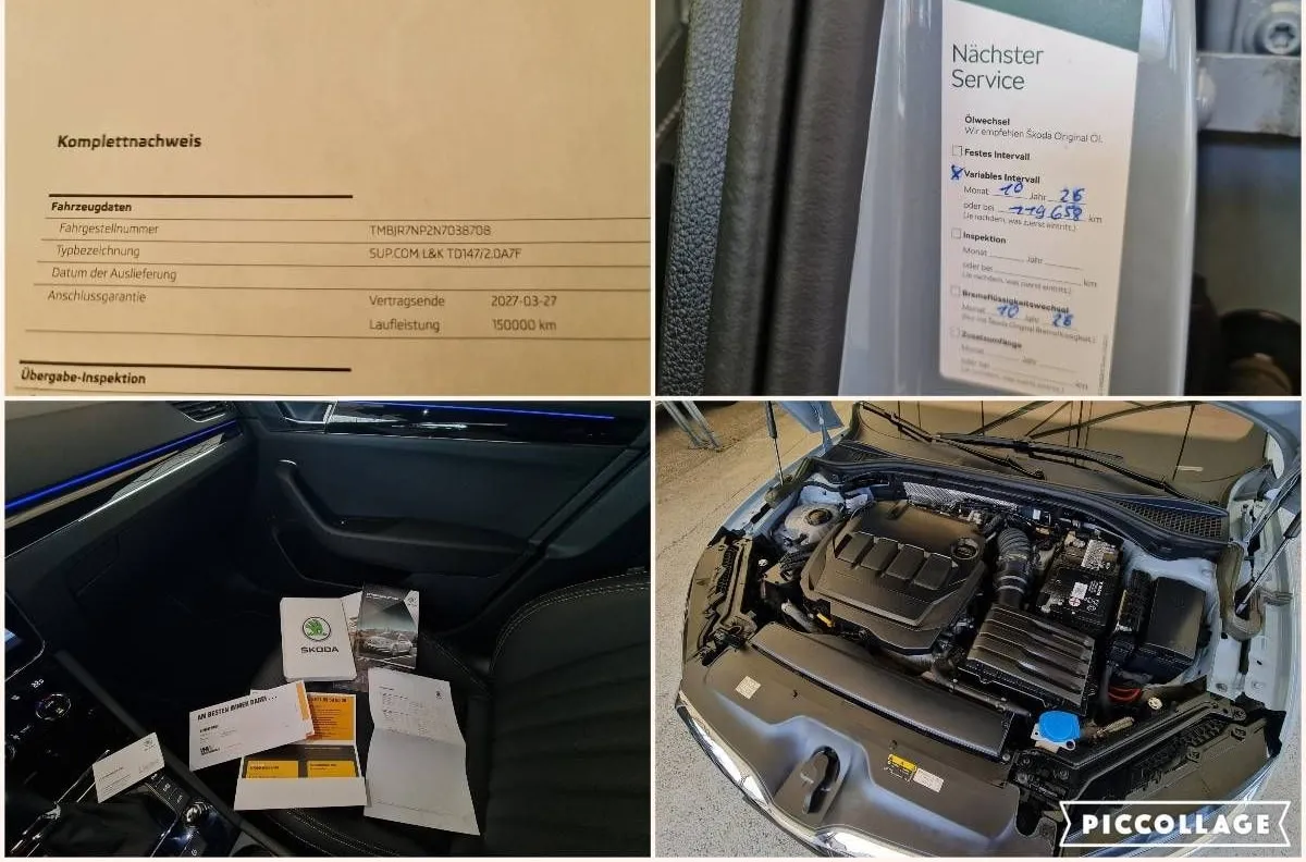 Notranja slika - Škoda Superb - Combi 2.0 TDI L K Laurin Klement•Tovarniš. jamstvo - 9