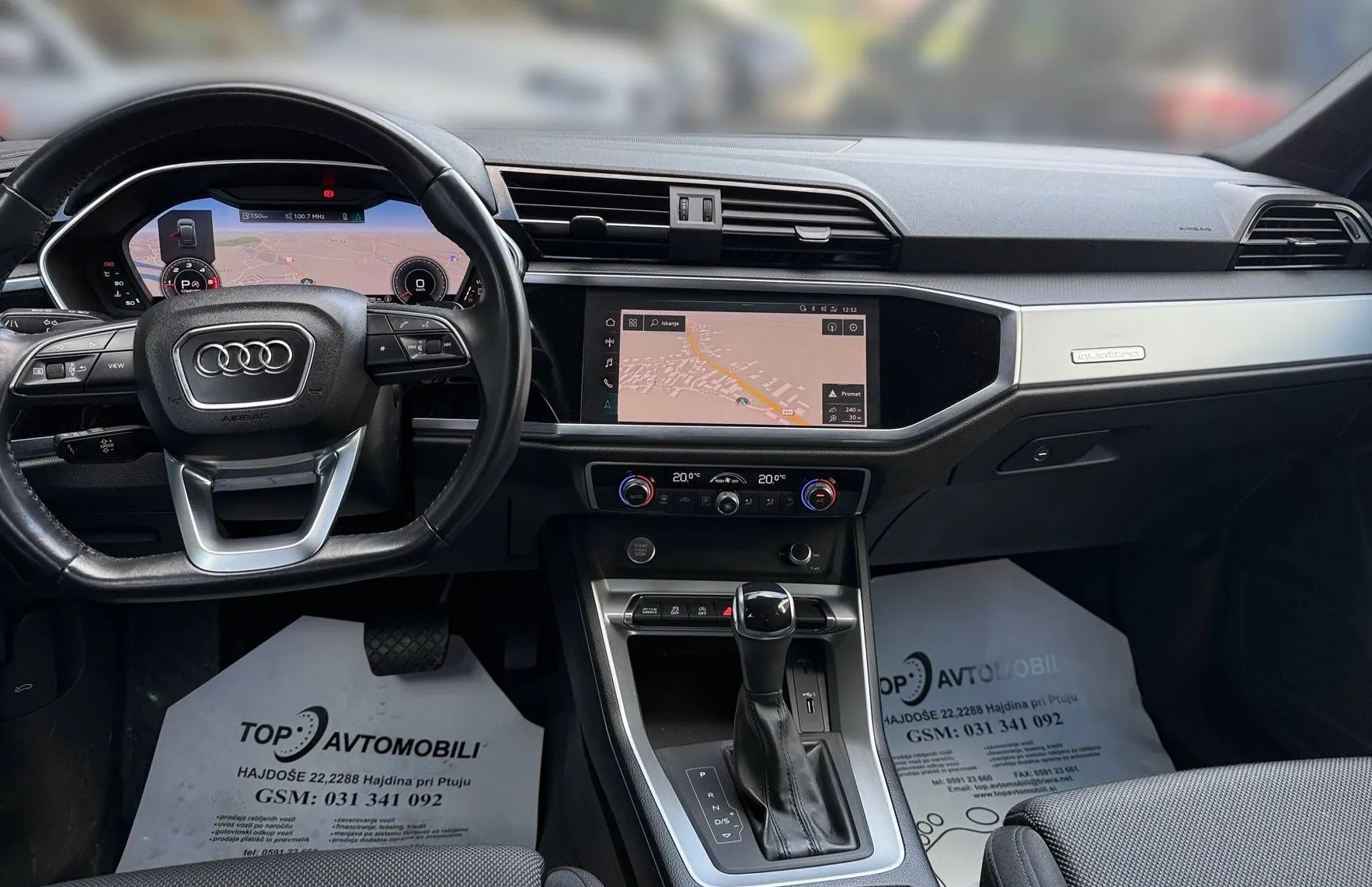 Zunanja slika - Audi Q3 - Sportback 40 TDI QUATTRO S LINE SPORT MATRIX NAVI PDC  KAM - 19