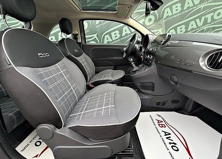 Zunanja slika - Fiat 500 - 0.9 8V TURBO+77KW+6PRESTAV+LED+ALU+DAB+BREZ POLOGA - 10