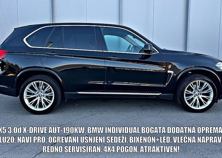 Zunanja slika - BMW X5 - serija : xDrive30d Avt Individual+ALU+NAVI PRO+BIXENON+TOP - 4