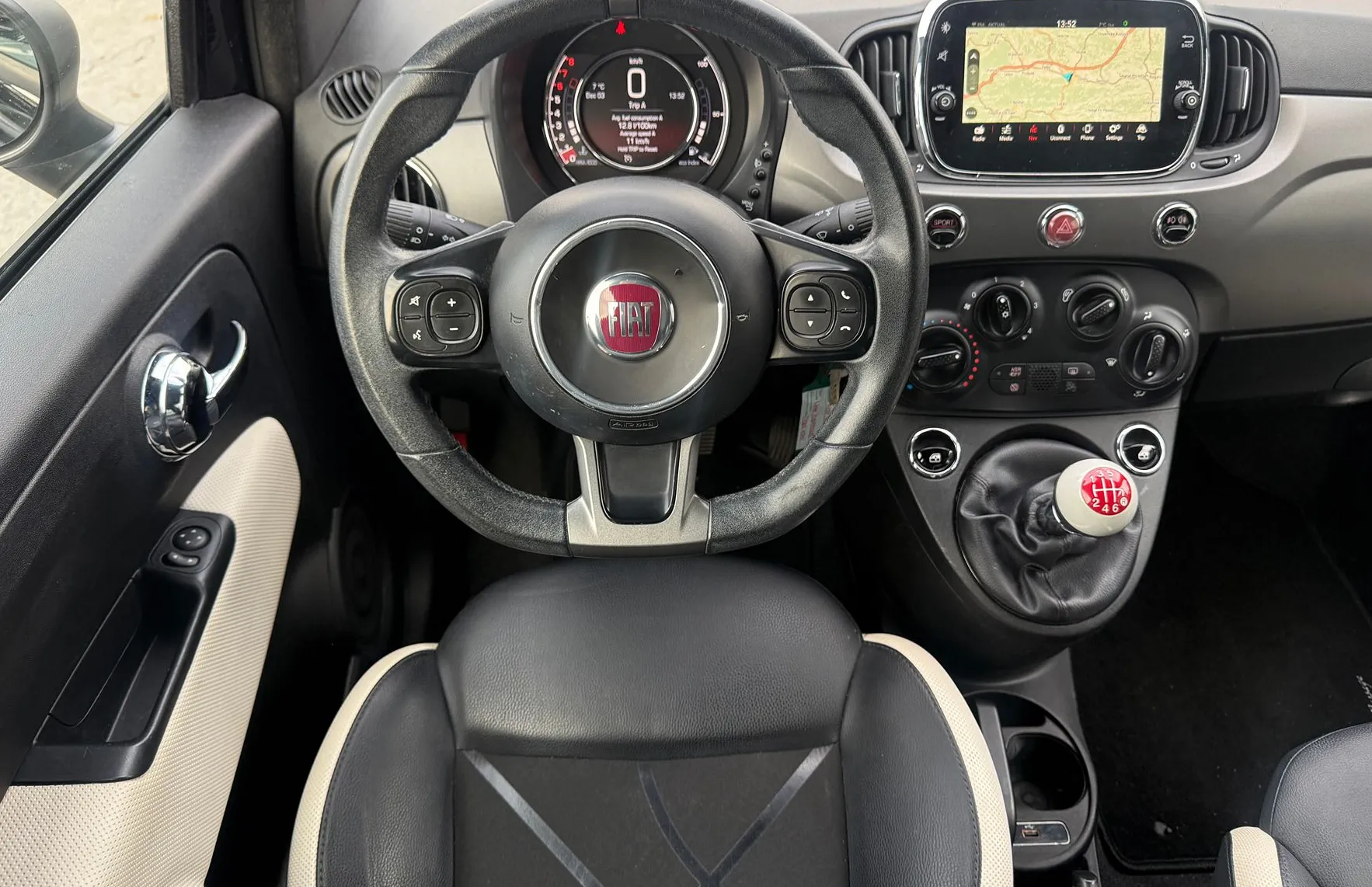 Zunanja slika - Fiat 500 - 0.9i S Sport USNJE-NAVI-BT-PARK-ALU-VIRTUAL-ODLIČE - 7