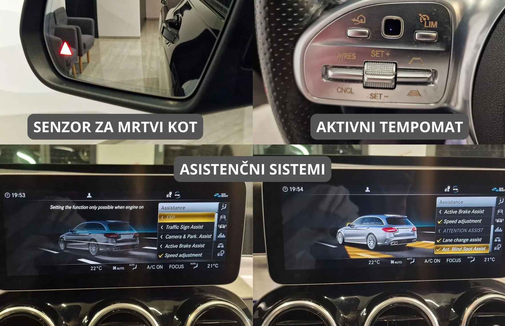 Zunanja slika - Mercedes-Benz C-Razred - C 220 d 4MATIC|AMG|VIRTUAL|KAMERA|ACC|FULL LED - 17